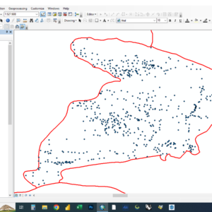نقشه shape file آبادیهای استان البرز