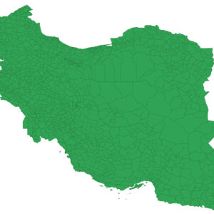 نقشه Shape File مرز بخشهای کشور